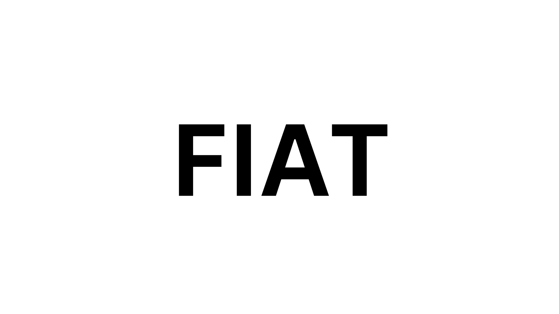 Fiat schriftzug