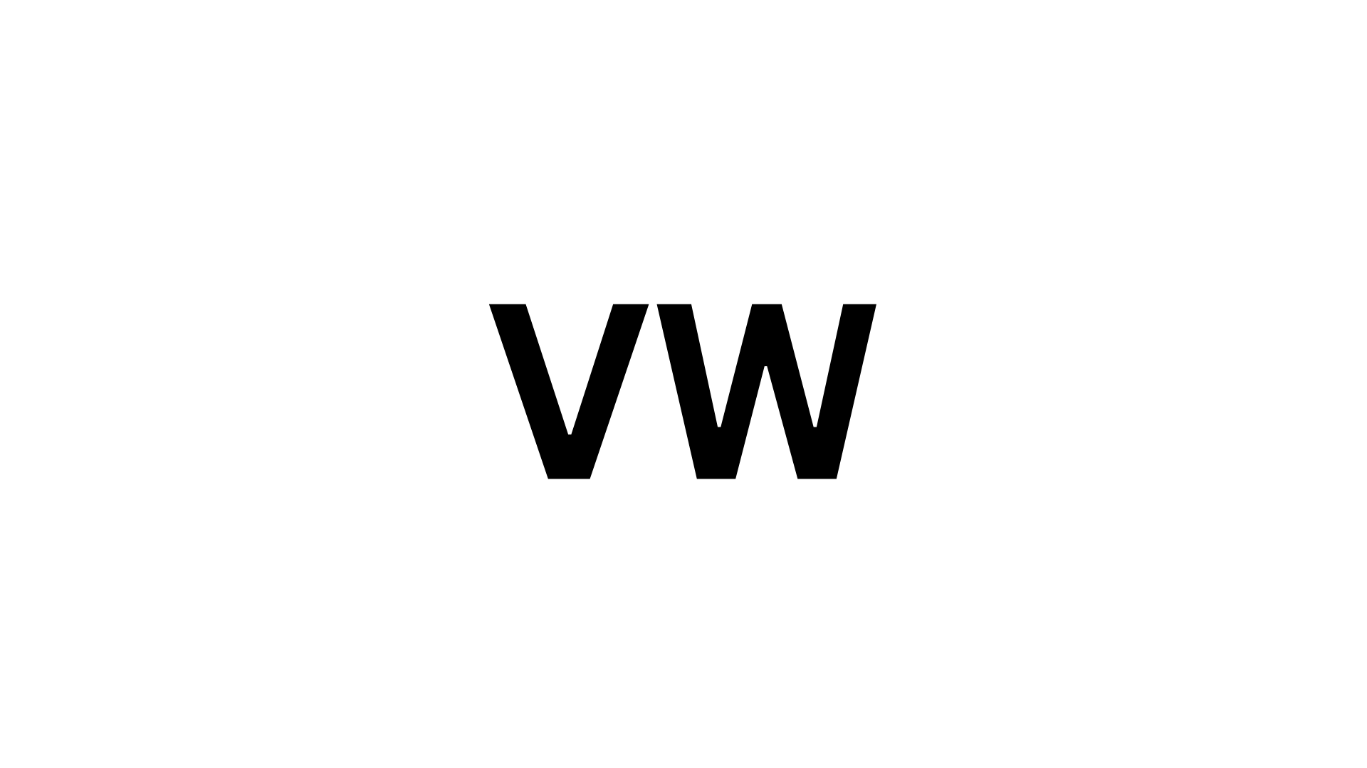Volkswagen Schriftzug